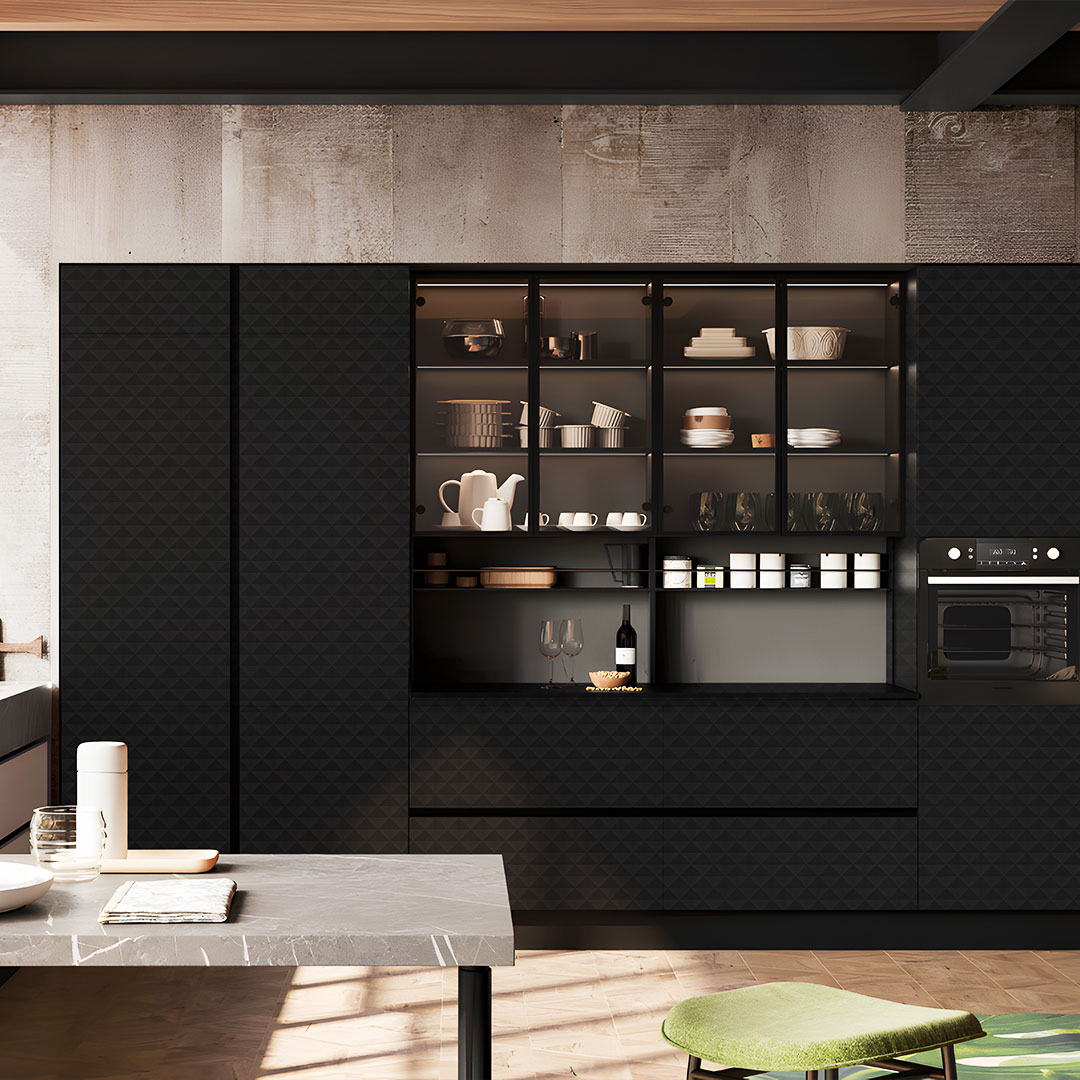 Panel Tekstur Rhombus ZS31 - Semulajadi