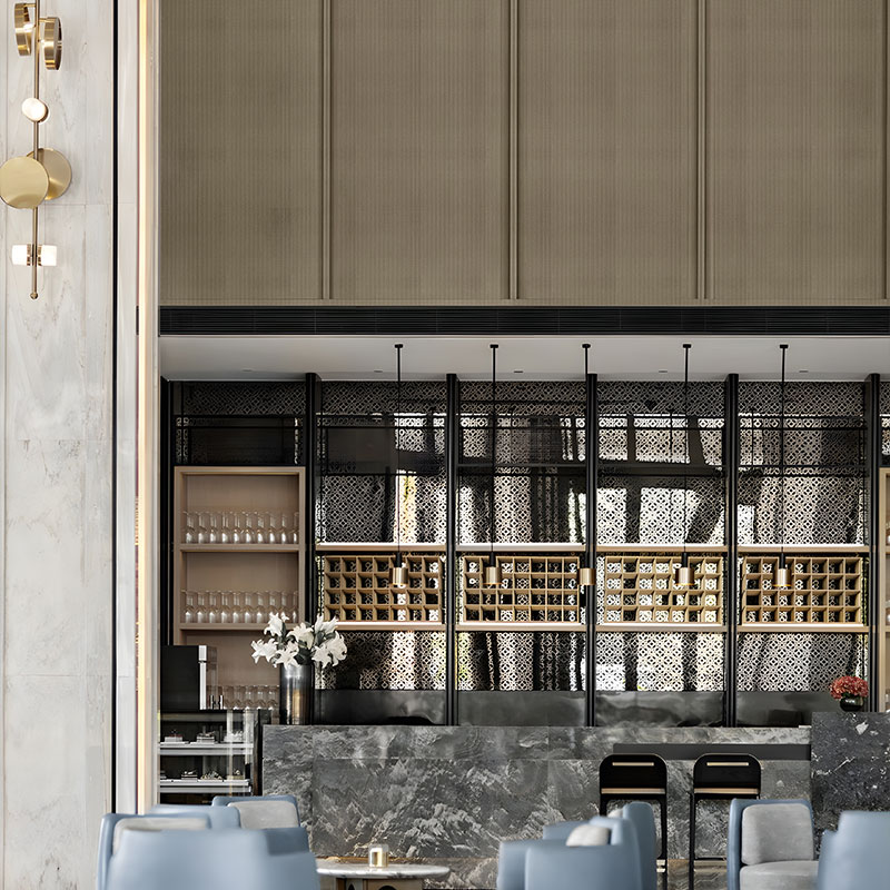 Panel Tekstur Logam ZQ45 - Mewah Ringan